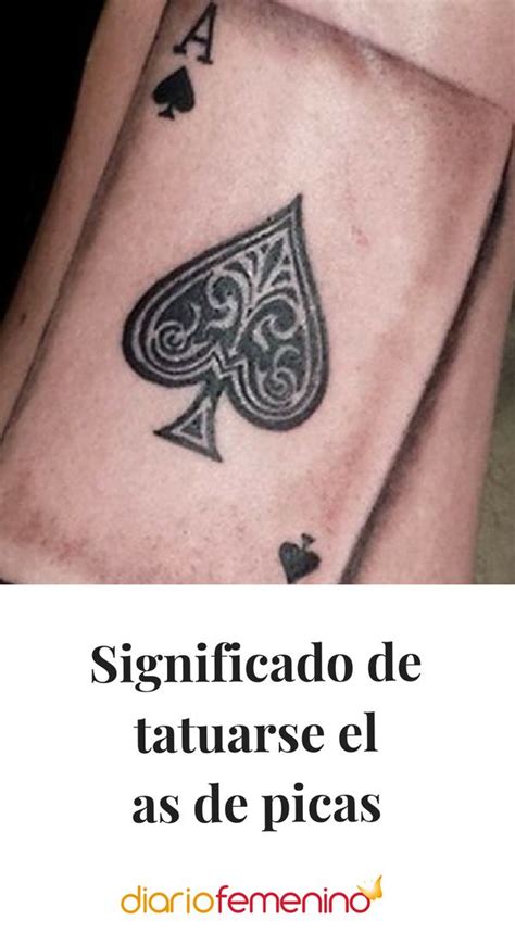 significado del as de picas negro tatuaje|Tatuajes del As de picas: Un símbolo muy poderoso